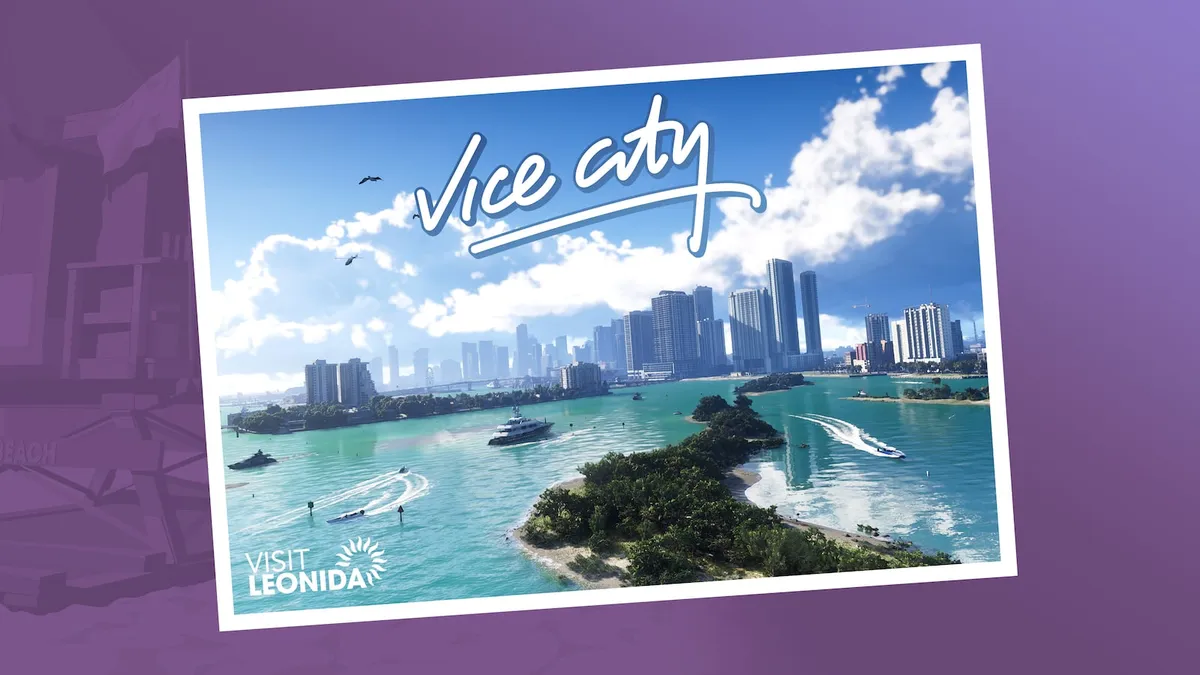 GTA 6 — Vice City postcard